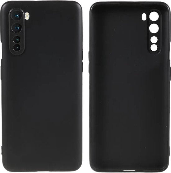 OnePlus Nord Hoesjes – Siliconen Backcover – Soft Silicone – Schokbestendig – Zwart-Ilumina Benelux