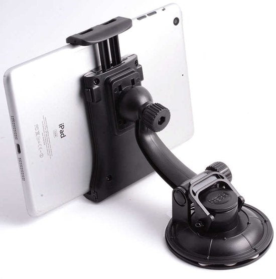 Universeel Auto houder voor Tablet & smartphone - Dashboard / Raam / Glas / met Zuignap | Tablethouder | Tablet standaard | Tabletstandaard | 5~9 inch Telefoons & Tablets | Met Zuignap en Klem