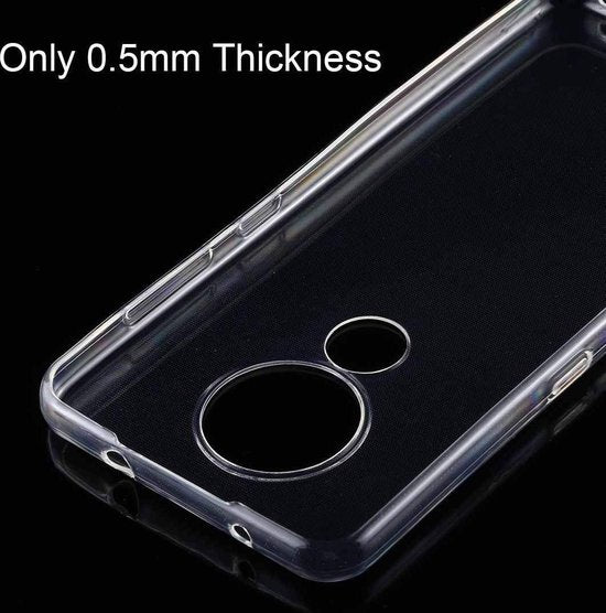 SoftCase Geschikt voor: Motorola G8 Plus Transparant TPU Siliconen + 2X Screenprotector