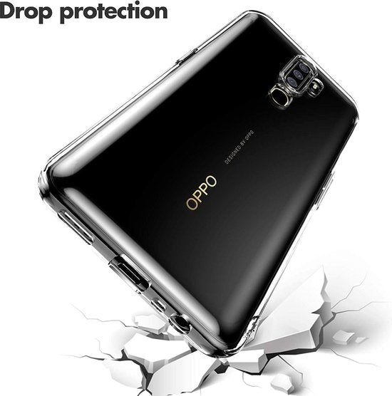 Oppo A5 2020/A9 2020 Hoesjes – Siliconen Backcover – Soft TPU – Transparant-Ilumina Benelux