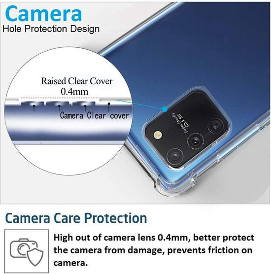 Samsung Galaxy S10 Lite Hoesjes – Siliconen Backcover – Schokbestendig – Flexibel – Transparant-Ilumina Benelux