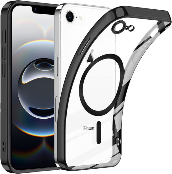 iPhone 16E / SE 4 Hoesjes – Backcover – Camera Lens Protector – MagSafe Compatibel – Zwart-Ilumina Benelux