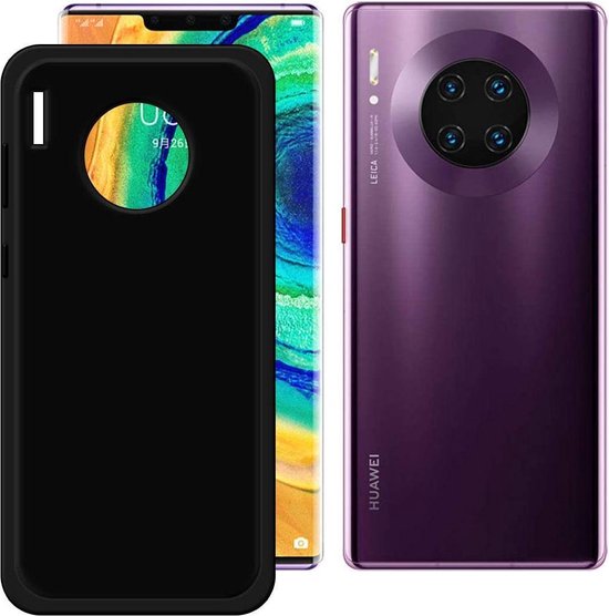 Huawei Mate 30 Pro Hoesjes – Siliconen Backcover – Soft Grip – Schokbestendig – Transparant-Ilumina Benelux