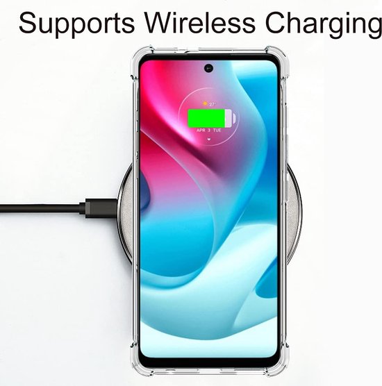 Motorola Moto G60s Hoesjes – Siliconen Backcover – Schokbestendig Anti-Shock – Transparant + 3x Screenprotector-Ilumina Benelux