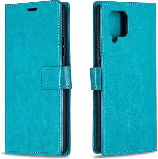 Huawei Y5p Hoesjes – Portemonnee Bookcase – Pasjeshouder – Magneetsluiting – Turquoise-Ilumina Benelux