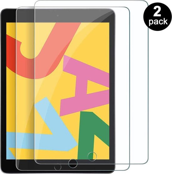 Screenprotector – Geschikt voor iPad 10.2 Inch (2019/2020/2021) – 2-pack – Gehard Glas 0,3mm – HD Helder Tempered Glas-tabletscreenprotectors-Ilumina Benelux