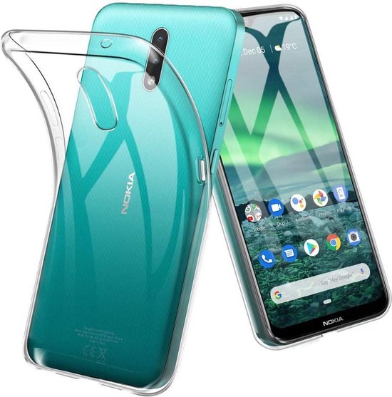 Nokia 2.3 Hoesjes – Siliconen Backcover – Transparant – Flexibel – Beschermend-Ilumina Benelux