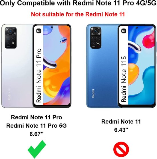 Xiaomi Redmi Note 11 Pro Hoesjes – Siliconen Backcover – Flexibel – Transparant-Ilumina Benelux