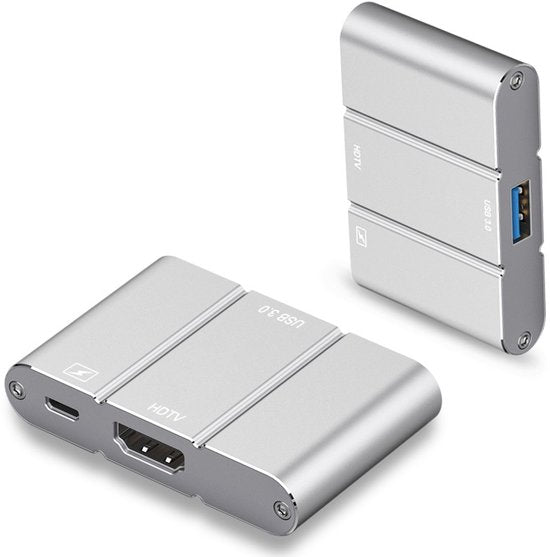 HDMI adapter – USB 3.0 naar HDMI AV converter – Telefoon/Tablet naar TV – Full HD 1080p – Zwart-Ilumina Benelux