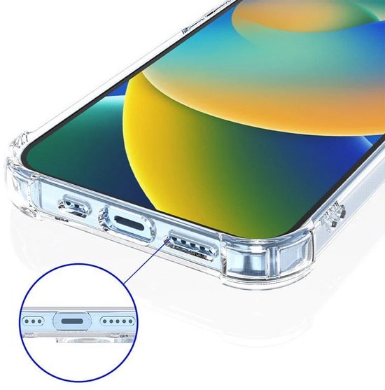 iPhone 14 Pro Max Hoesjes – Militair Schokbestendig – Transparant – Inclusief Cameralens Protector + 2x Screenprotector-Ilumina Benelux