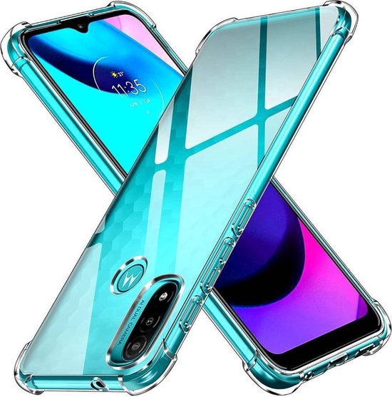 Motorola Moto E20/E30/E40 Hoesjes – Soft TPU Siliconen Backcover – Schokbestendig – Transparant-Ilumina Benelux