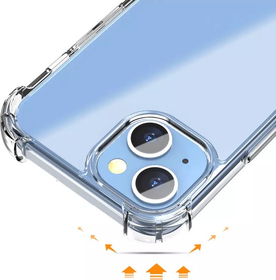 iPhone 15 Hoesjes – Crystal Clear Backcover – Schokbestendig – Transparant-Ilumina Benelux
