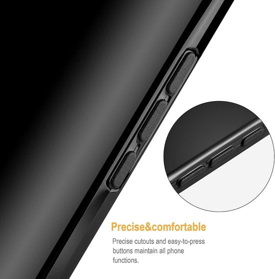 Samsung Galaxy J4 2018 Hoesjes – Siliconen Backcover – Flexibel – Schokbestendig – Zwart-Ilumina Benelux