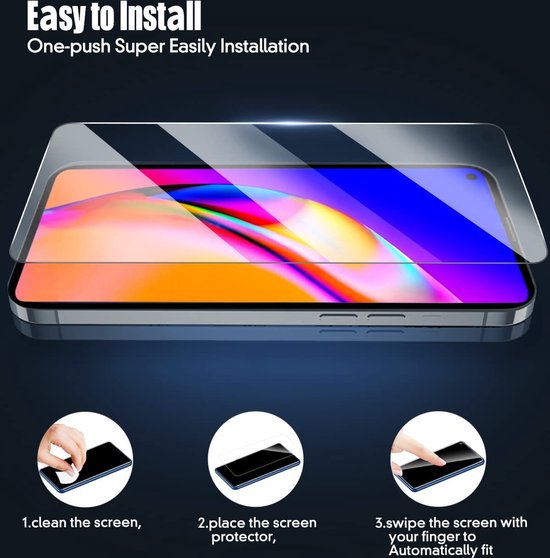 Oppo A96 Hoesjes – Soft TPU Siliconen Backcover – Inclusief Screenprotector – Schokbestendig – Zwart-Ilumina Benelux