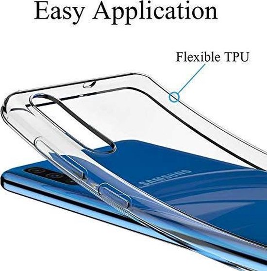 Samsung Galaxy A70/A70S Hoesjes – Transparante Siliconen Backcover – Flexibel – Schokbestendig-Ilumina Benelux