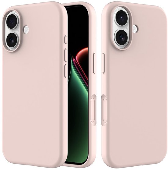 iPhone 17 Hoesjes – Liquid Silicone Backcover – Soft Touch – Schokbestendig – Roze-Ilumina Benelux