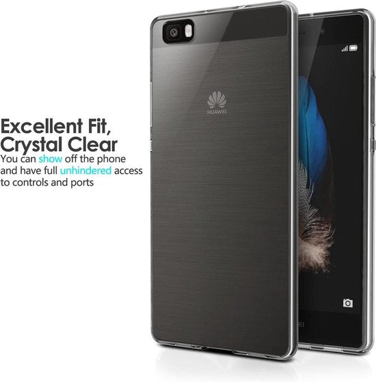 Huawei P8 Lite 2016 Hoesjes – Siliconen Backcover – Transparant – Flexibel – Beschermend-Ilumina Benelux