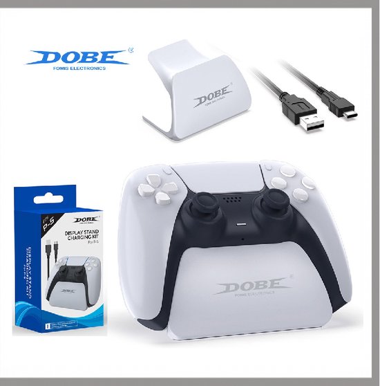 Controller Oplaadstation – Geschikt voor Playstation 5 – DualSense Oplader Dock – 2 Controllers-Oplaadstation controllers-Ilumina Benelux