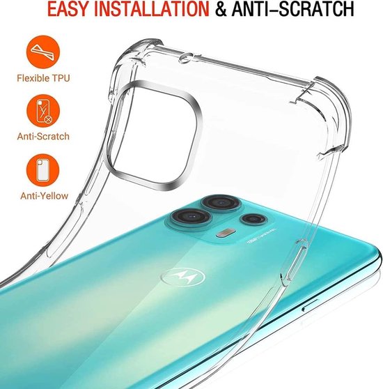 Motorola Moto G100 Hoesjes – Siliconen Backcover – Schokbestendig – Flexibel – Transparant-Ilumina Benelux