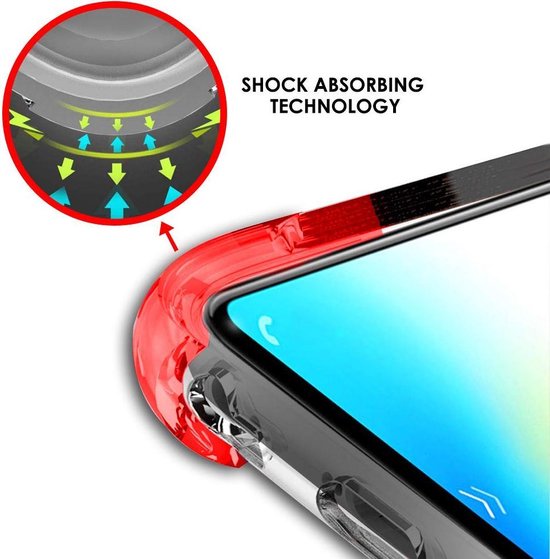 Shockproof Soft TPU hoesje zwart Silicone Case Geschikt voor: Samsung Galaxy S20 Plus