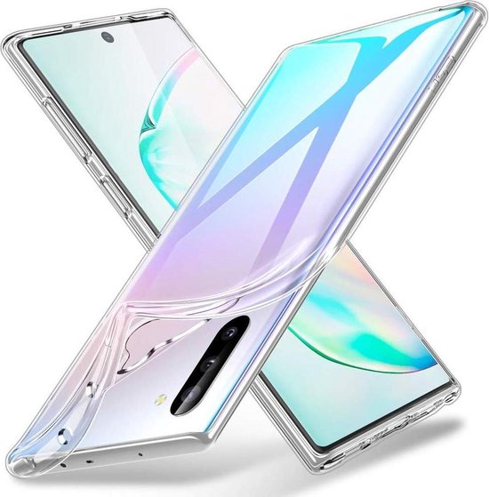 Samsung Galaxy Note 10 Plus Hoesjes – Siliconen Backcover – Soft Touch – Transparant-Ilumina Benelux