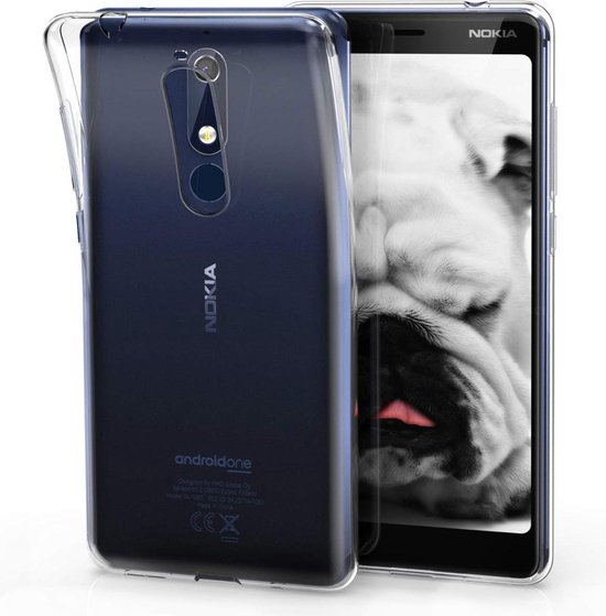 Nokia 5.1 Hoesjes – Siliconen Backcover – Transparant – Soft TPU – Slank Design-Ilumina Benelux