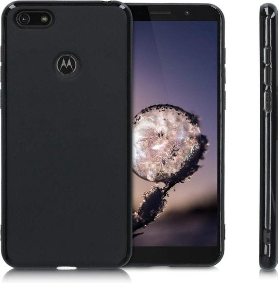 Motorola Moto E6 Play Hoesjes – Soft Siliconen Backcover – Inclusief 2x Screenprotector – Zwart-Ilumina Benelux