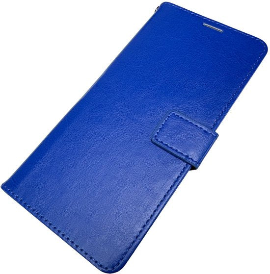 Nokia 5.3 Hoesjes – Portemonnee Book Case – Magneetsluiting – 2x Gehard Glas Screenprotector – Blauw-Ilumina Benelux