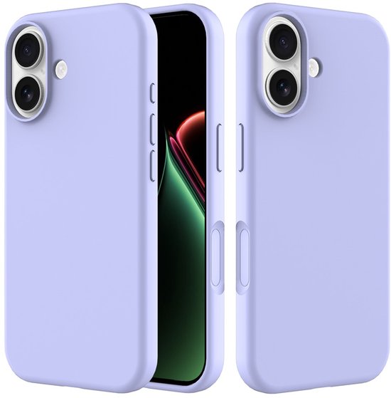 iPhone 17 Hoesjes – Liquid Siliconen Backcover – Soft Touch – Schokbestendig – Lila-Ilumina Benelux