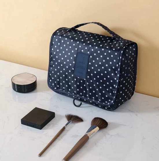 Toilettas met Haak – Waterdichte Travel Organizer – Cosmetica Reistas – Make-up Organizer – Blauw-Toilettas-Ilumina Benelux