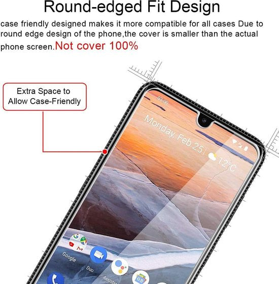 Nokia 2.2 Hoesjes – Transparante Siliconen Backcover + 2x Screenprotector – Gehard Glas – Anti-kras-Ilumina Benelux