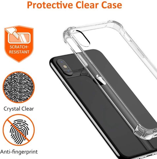 iPhone XR Hoesjes – Anti-Shock Backcover – Schokbestendig – Transparant-Ilumina Benelux