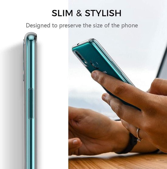 Samsung Galaxy A10e Hoesjes – TPU Siliconen Backcover – 2x Gehard Glas Screenprotector – Transparant-Ilumina Benelux