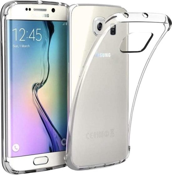Samsung Galaxy S6 Edge Hoesjes – Siliconen Backcover – Soft Touch – Transparant-Ilumina Benelux