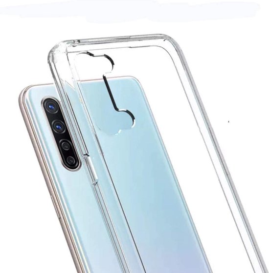 OPPO Find X2 Lite Hoesjes – Transparante Siliconen Backcover – 2 Pack Screenprotector – Gehard Glas-Ilumina Benelux