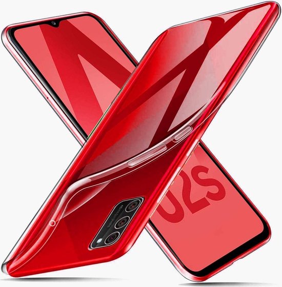 Samsung Galaxy A02S Hoesjes – Transparante TPU Siliconen Backcover – Soft Case – Inclusief 3x Screenprotector-Ilumina Benelux