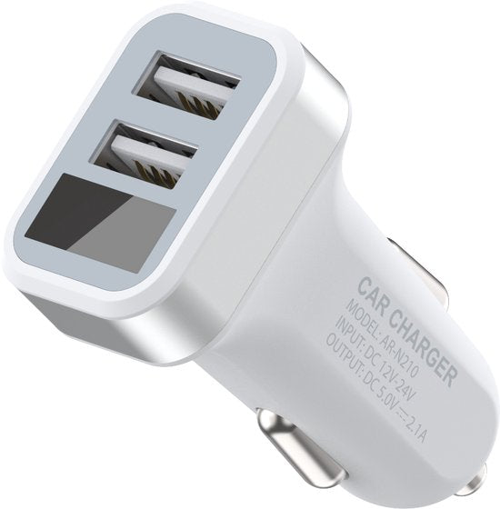 Autolader – Geschikt voor Samsung Galaxy S24/S23/S22/S21/A55/A54 – USB-C kabel – Snelladen-Oplader-Ilumina Benelux