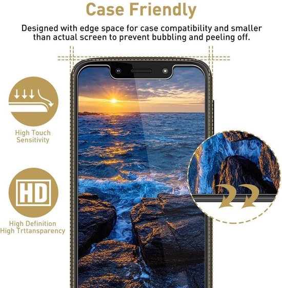 Screenprotector - Geschikt voor Motorola Moto G7 - 9H Glas (3-Pack)