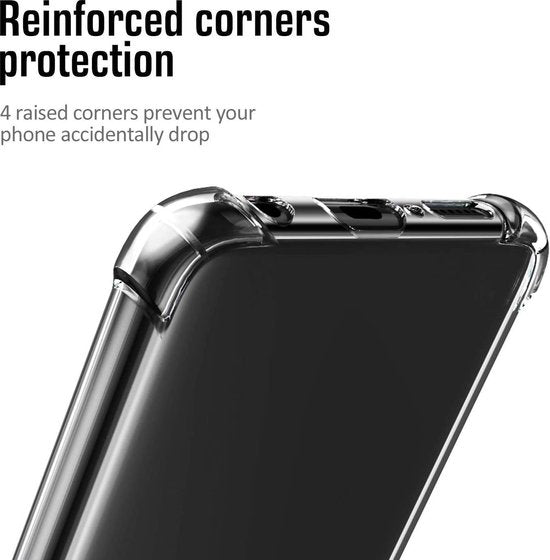 Samsung Galaxy A70/A70S Hoesjes – Siliconen Backcover – Schokbestendig – Anti-Shock – Transparant-Ilumina Benelux
