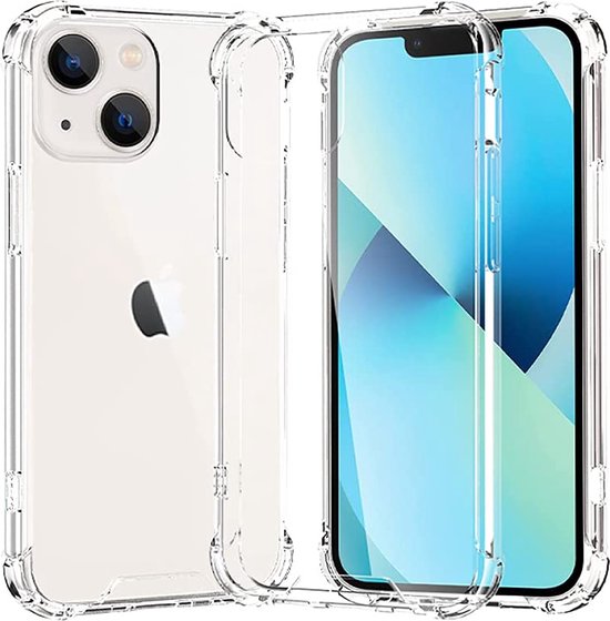 iPhone 13 Mini Hoesjes – Soft TPU Siliconen Backcover – Schokbestendig – Transparant-Ilumina Benelux
