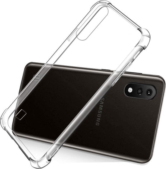 Samsung Galaxy A01 Hoesjes – Siliconen Backcover – Schokbestendig – Transparant-Ilumina Benelux