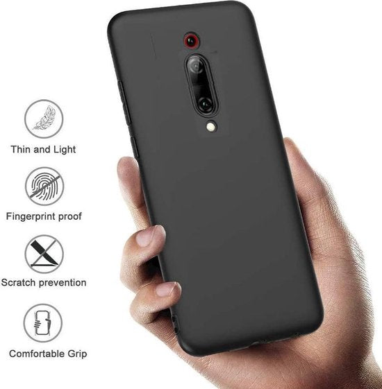 Xiaomi Mi 9T / 9T Pro / Redmi K20 Hoesjes – Siliconen Backcover – Schokbestendig – Zwart-Ilumina Benelux