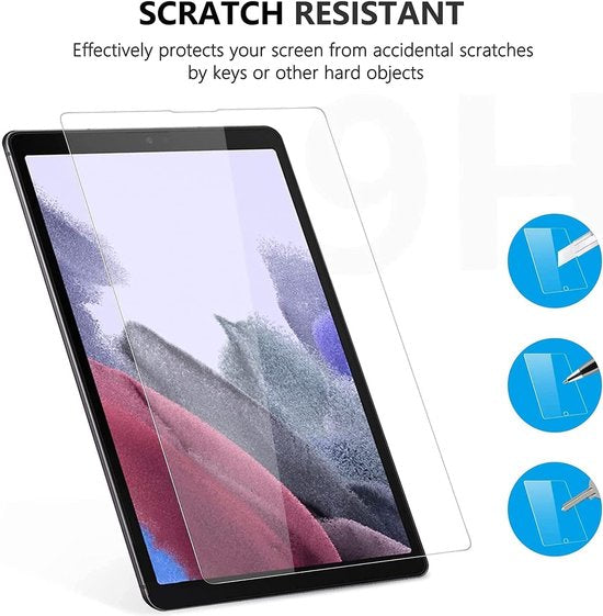 Screenprotector – Geschikt voor Samsung Galaxy Tab A7 Lite – Gehard Glas – Anti Kras – Tempered Glas – 1x-tabletscreenprotectors-Ilumina Benelux