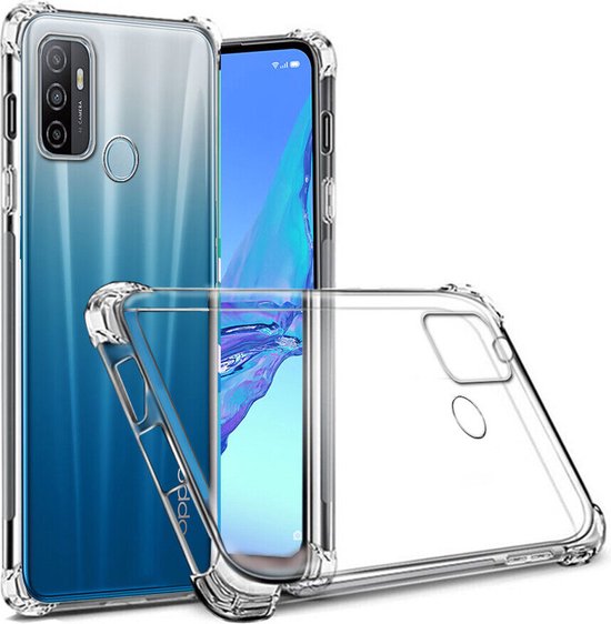 Oppo A53 / A53s Hoesjes – Soft TPU Siliconen Backcover – Schokbestendig – Transparant-Ilumina Benelux