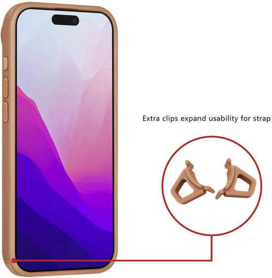 iPhone Air Hoesjes – Carbon Fiber Backcover – Schokbestendig – Bruin-Ilumina Benelux