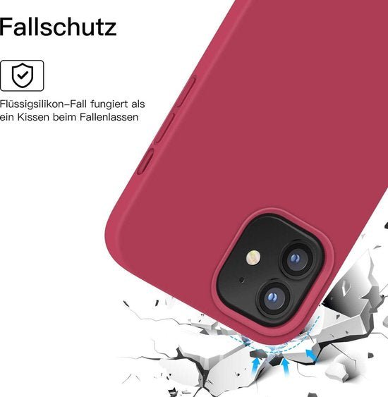 iPhone 11 Pro Hoesjes – Liquid Siliconen Backcover – Flexibele TPU Cover – Schokbestendig – Roze-Ilumina Benelux