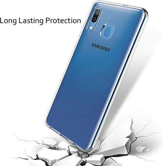 Samsung Galaxy A40 Hoesjes – Siliconen Backcover – Flexibel – Transparant – Soft TPU-Ilumina Benelux