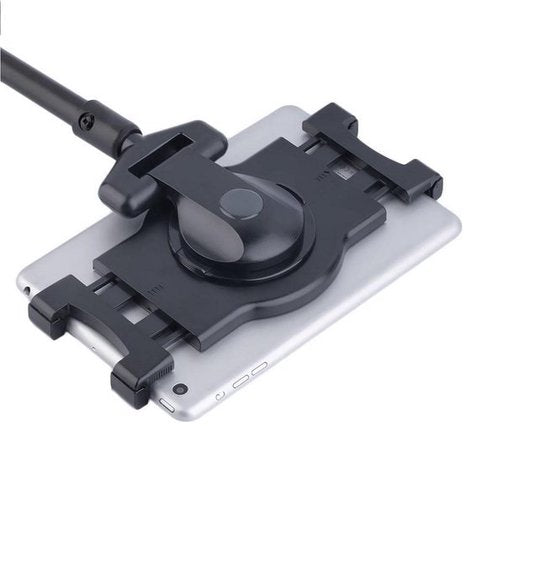 Tablethouder statief – Geschikt voor iPad & tablets 7-10 inch – Verstelbaar tripod – 360° draaibaar – Zwart-Tablethouder-Ilumina Benelux