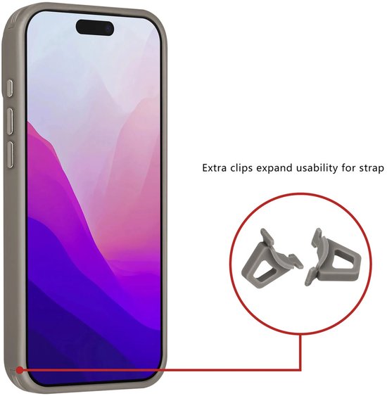 iPhone 17 Pro Max Hoesjes – Carbon Fiber Backcover – Schokbestendig – Grijs-Ilumina Benelux