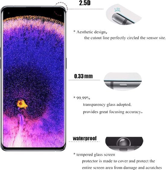 Oppo Find X5 Pro Hoesjes – Soft TPU Siliconen Backcover – Inclusief 3x Screenprotector – Zwart-Ilumina Benelux